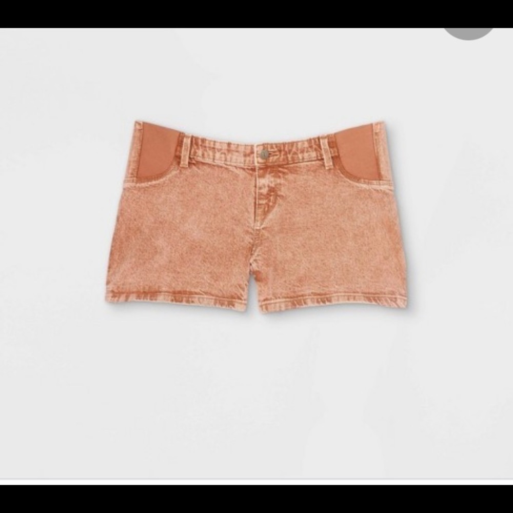 UNIVERSAL THREAD HIGHEST RISE MIDI CARPENTER SIDE PANEL SHORTS